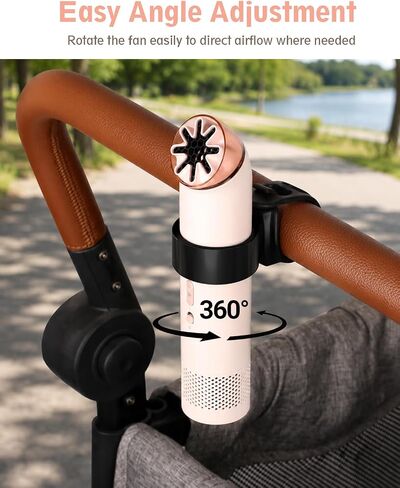 Universal Mount for Dyson HushJet Mini Cool Fan | Multi-Use Fan Holder for Stroller, Bike & Exercise Equipment in Kuwait