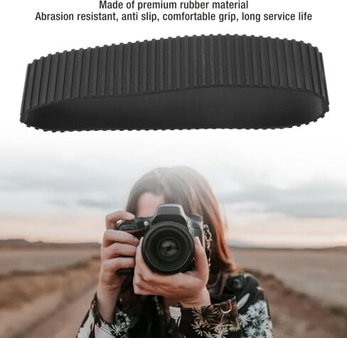 Lens Rubber Ring Zoom Grip Rubber Ring for 24-70mm F2.8 SEL2470 Lens Focus Rubber Grip Ring, Lens Zoom Grip for 24 to 70mm F2.8 SEL2470GM, Black in Kuwait