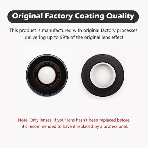Lens Replacement Kit for DJI Osmo 360 Accessories, Portbale Optical Glass with Aluminum Alloy Ring, Camera Lens Repair Part Kit Compatible with DJI Osmo 360 Panorama Camera (1 Pack) in Saudi Arabia