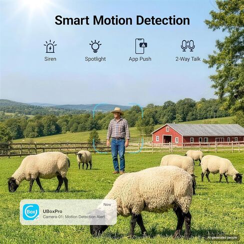 SEHMUA 4G LTE Cellular 24/7 Recording Security Camera Wireless Outdoor, Off Grid Security Cam No Wi-Fi, 2K Color Night Vision, 360° View, PIR Motion Sensor, Two-Way Talk, Built-in eSIM Card in Kuwait