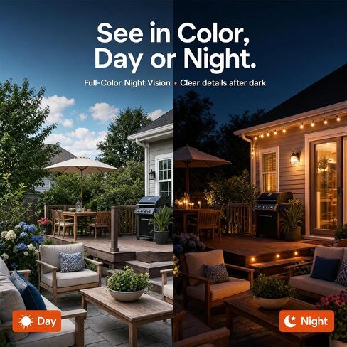 Dzees 2K Wireless Outdoor Security Cameras, Battery Powered, 4-Pack | AI motion detection, spotlight, siren alarm, color night vision, 2-way audio, WiFi, IP66, SD and cloud storage in Kuwait