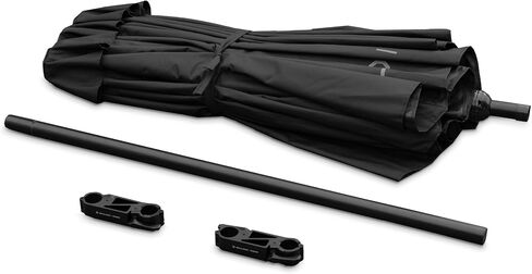 Tilta Extended Umbrella Kit for Boulder Camera Cart | Video Village Shade Canopy | Tool-Free Clamp Mount | Light Weather & Sun Protection - Black in Kuwait