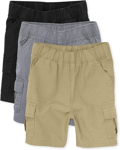 The Children's Place Baby Boys' Pull On Cargo Shorts in Kuwait
