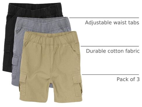 The Children's Place Baby Boys' Pull On Cargo Shorts in Kuwait