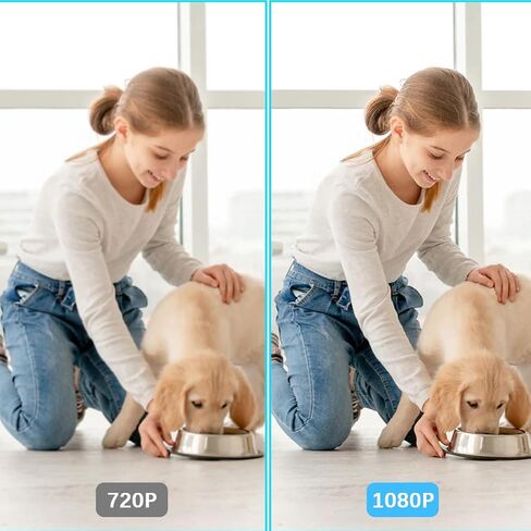 Hidden Camera Clock Full HD 1080P Wireless with Night Vision,Indoor Security Camera with Motion Detection, 160° Ultra-Wide Angle 2.4/5Ghz in Kuwait