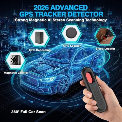 Hidden Camera Detector, RF Detector & GPS Tracker Detector, Privacy Guard | Portable Hidden Camera Detector with RF technology detects cameras, GPS trackers & spy devices for travel, hotels & home in Kuwait