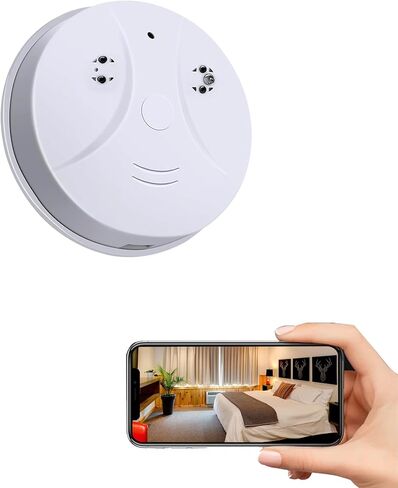 Wireless Hidden Camera Smoke Detector ， Home Security with Night Vision & Motion Detection in Kuwait