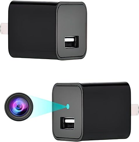 IZK 64GB HD 1080P Camera Charger,Nanny Cam,Camera with Motion Detection,No Internet is Needed to Shoot for Discreet Indoor Security in Kuwait