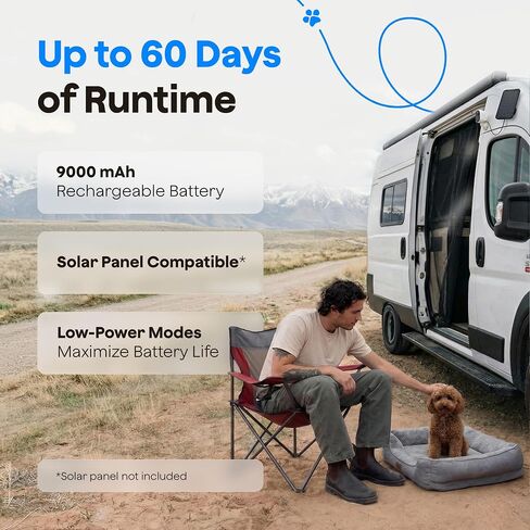 Waggle Pack of 2 4G LTE Security Camera for RV, No Wi-Fi Needed, 2K HD, 300° Pan, 9000mAh Battery, PIR & AI Human Detection, Siren Alarm, Indoor/Outdoor Cam for Camping/Travel, Subscription Required in Saudi Arabia