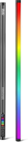 NEEWER TL120C RGB Tube Light, 42W Full Color RGBWW Photography LED Video Light Wand Stick with APP/2.4G/DMX Control, 7 Pixel Effects/18 Scenes, 2500K-10000K CRI97+ TLCI98+, 6000mAh Battery in Kuwait