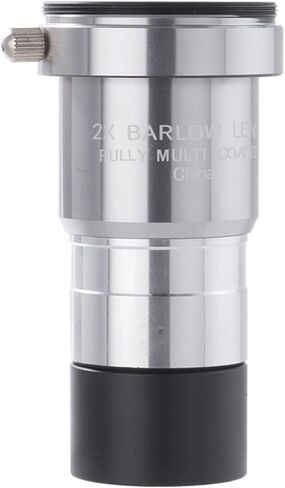 Lightweight 2X Barlow Lens Optical Designs Lens Portable Metal for Outdoor Skywatching & Photography Barlow in Kuwait