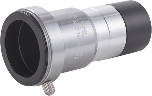Lightweight 2X Barlow Lens Optical Designs Lens Portable Metal for Outdoor Skywatching & Photography Barlow in Kuwait