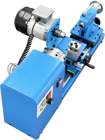 750W+450W Dual Brushless Motor Wood Bead Lathe | 4-Jaw Chuck Cast iron bed with HG20 linear guide, MT2 Taper stepless speed control, dual independent brushless motors in Kuwait