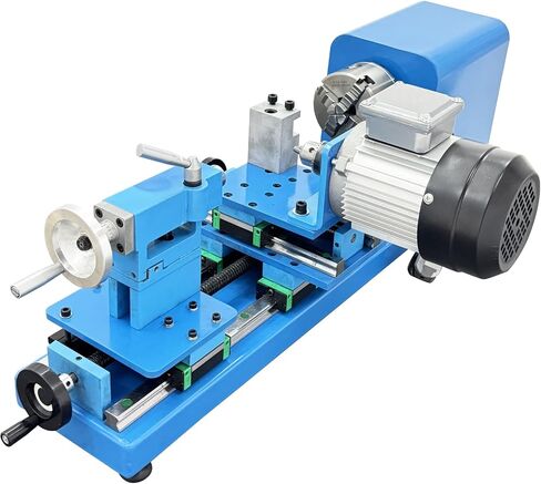 750W+450W Dual Brushless Motor Wood Bead Lathe | 4-Jaw Chuck Cast iron bed with HG20 linear guide, MT2 Taper stepless speed control, dual independent brushless motors in Kuwait