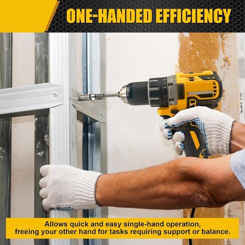 2 Pcs Spring-loaded Screw Holder Bit, Anti-drop Screwdriver Bit, Single-Hand Operation Bit Holder for Electricians, Mechanics, DIY Home Repair, Universal Screw Retaining Tool in Kuwait