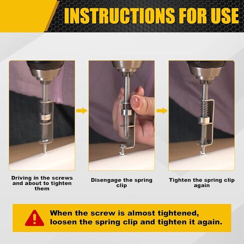 2 Pcs Spring-loaded Screw Holder Bit, Anti-drop Screwdriver Bit, Single-Hand Operation Bit Holder for Electricians, Mechanics, DIY Home Repair, Universal Screw Retaining Tool in Kuwait