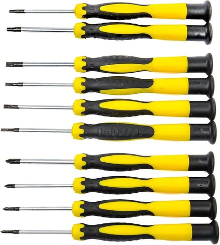 JEGS 69-Piece Screwdriver Set | 34 Screwdrivers with Magnetic Tips | 30 Assorted Bits | 4 Awls | Rubber Grip Handles | Chrome Vanadium Shafts | Color-Coded with JEGS Logo in Kuwait