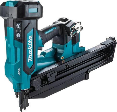 Makita XNB03Z 18V LXT® Lithium-Ion Cordless 21º Full Round Head 3-1/2" Framing Nailer, Tool Only | 18V Lxt Brushless, Drives 2-3-1/2 Nails, 41-Nail Magazine, Tool Only in Kuwait