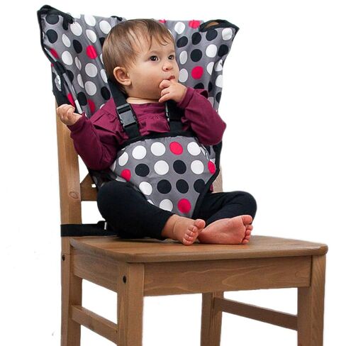 Cozy Cover Easy Seat - Portable Travel High Chair and Safety Seat for Infants and Toddlers (Polka Dot) in Kuwait