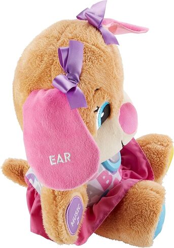 Fisher-Price Baby & Toddler Toy Laugh & Learn Smart Stages Sis Musical Plush with Lights & Phrases for Infants Ages 6+ Months in Kuwait