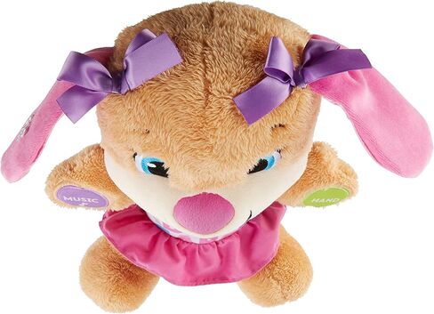Fisher-Price Baby & Toddler Toy Laugh & Learn Smart Stages Sis Musical Plush with Lights & Phrases for Infants Ages 6+ Months in Kuwait