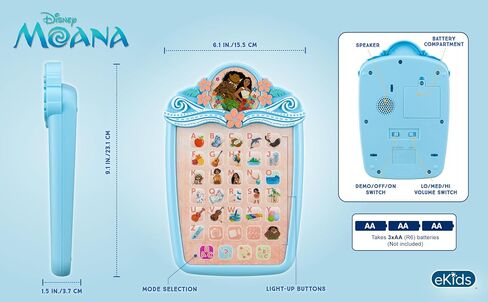 Disney Moana Kids Tablet with Preschool Learning Activities, Toddler Toys for Girls and Fans of Moana Toys in Kuwait