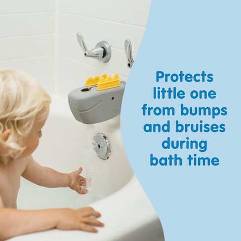 Dr. Brown’s CleanUp Dino-Soft Baby Bath Spout Cover, Soft and Safe on Tub Faucet, Toddler Bathtub Safety for Kids, BPA Free, Certified Plastic Neutral in Kuwait