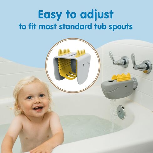 Dr. Brown’s CleanUp Dino-Soft Baby Bath Spout Cover, Soft and Safe on Tub Faucet, Toddler Bathtub Safety for Kids, BPA Free, Certified Plastic Neutral in Kuwait