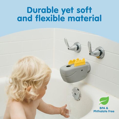 Dr. Brown’s CleanUp Dino-Soft Baby Bath Spout Cover, Soft and Safe on Tub Faucet, Toddler Bathtub Safety for Kids, BPA Free, Certified Plastic Neutral in Kuwait