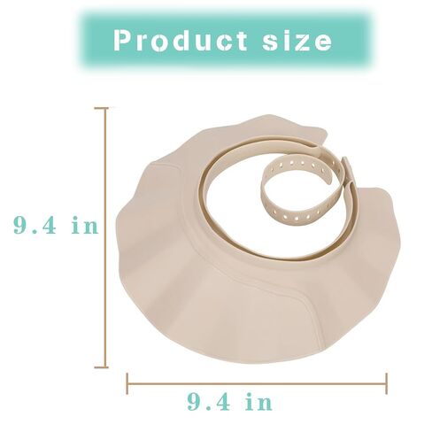 Baby Shower Cap Hat Soft Adjustable Bath Head Cap Visor for Washing Hair Safe Shampoo Shower Bathing Protection Head Eye Ear,Shampoo Caps for Toddler,Baby,Kids,Children,Makes the Bath More Fun in Kuwait