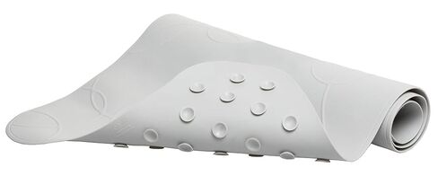 Ubbi Cushioned Non-Slip Bath Mat for Baby, Powerful Suction Cups, Baby Bathtub Time Essentials, Gray in Kuwait