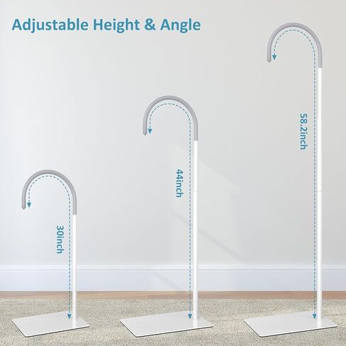 HelloBaby Baby Monitor Floor Stand - Adjustable Height Camera Mount for HB6550/ Plus/ HB6560/ HB65/ HB6148/ HB6351/ HB40/ HB6339 & More Model, Stable Base, No-Drill Installation, Wall-Safe Holder in Kuwait