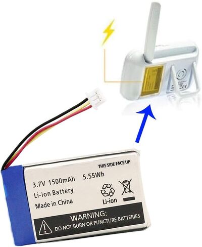 AOLIKES Sp803048 Battery 3.7v 1500mAh Replacement Battery for Infant Optics DXR-8 Video Baby Monitor Unit (1 Pack) in Kuwait