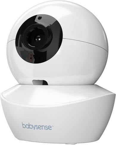 Babysense 5" HD Non WiFi Split-Screen Baby Monitor, Video Baby Monitor with 2 Cameras and Audio, Night Light, 1000ft Range, Two-Way Audio, 4X Zoom, Night Vision, 4000mAh Battery in Kuwait