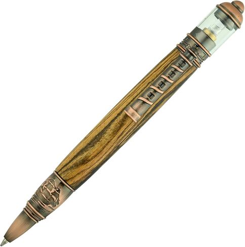 Penn State Industries PKLHPENAC Lighthouse Twist Pen Kit (Antique Copper) | Ballpoint Penturning Lathe Woodturning Project in Kuwait