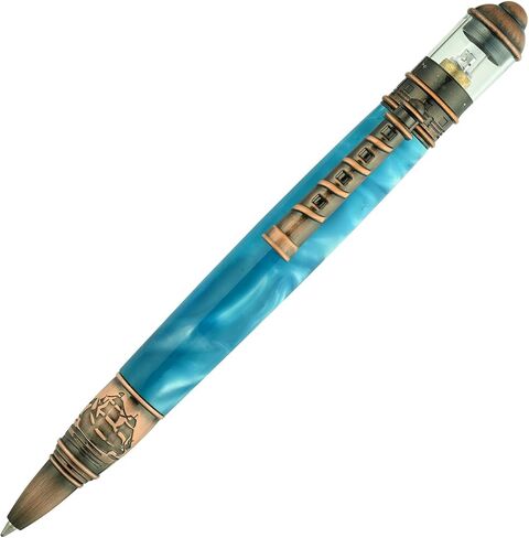 Penn State Industries PKLHPENAC Lighthouse Twist Pen Kit (Antique Copper) | Ballpoint Penturning Lathe Woodturning Project in Kuwait