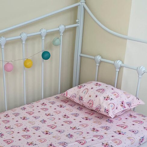 ALVABABY Toddler Pillowcases Stretchy Soft Fit 13"x 18" or 12"x16" Kids Pillow Cover Envelope 2 Pack for Girl Boy Travel in Kuwait