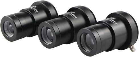 3PCS Astronomical Telescope Eyepiece Lens Kit 1.25 Inch 2X 3X 5X Barlow Lenses Fully Green Coated Optical Glass with M42 Thread in Kuwait