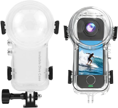 50M/164FT Underwater Invisible Dive Case for Insta360 X4 Air | Waterproof Diving Housing Protective Shell with Bracket for Insta 360 X4 Air Camera Accessories,Not for Insta360 X4 in Kuwait