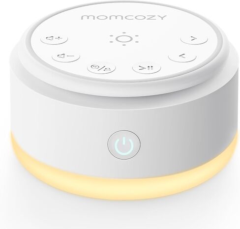 Momcozy Sound Machine for Baby-20 Soothing Sounds & Touch Warm Light Portable White Noise for Kids & Adults for Sleeping Timer and Memory | Ideal Travel Companion & Nursery Must-Have in Kuwait
