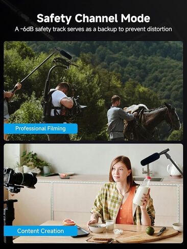 SYNCO D2 Wireless Shotgun Microphone Hypercardioid Condenser Mic | Wireless Camera Microphone, Hypercardioid Pickup, Low Latency Audio, DSLR Video Recording, for Camera Film Interview ENG/EFP in Saudi Arabia