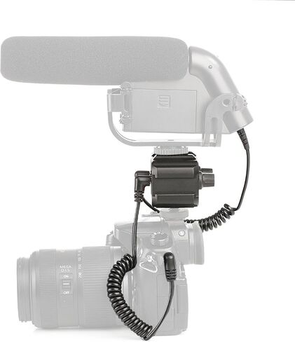Saramoni SR-AX100 Dual Channel Audio Adapter 3.5mm Jack Microphone Mixer for DSLR Camera in Kuwait