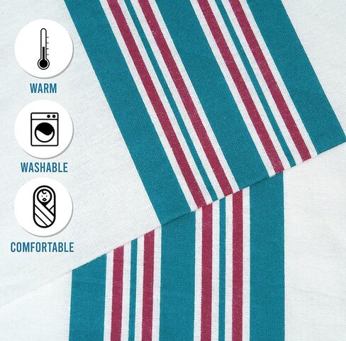 Baby Receiving Blankets, 100% Cotton Flannel Receiving Blanket, Perfect for swaddling & Wrapping, Ultra-Soft Hospital Blankets, Size 30 x 40 inch (6) in Kuwait
