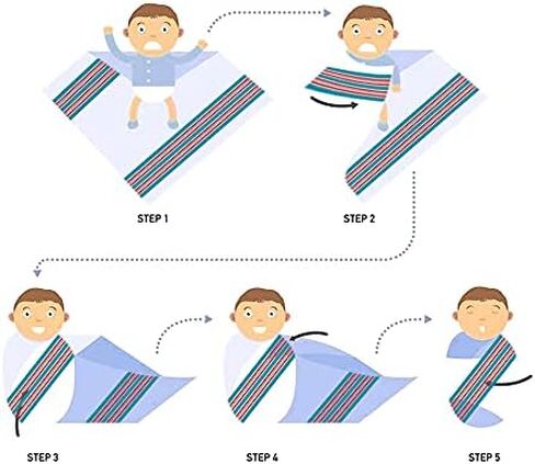 Baby Receiving Blankets, 100% Cotton Flannel Receiving Blanket, Perfect for swaddling & Wrapping, Ultra-Soft Hospital Blankets, Size 30 x 40 inch (6) in Kuwait