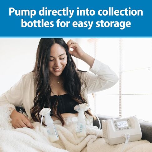 Dr. Brown's Breast Milk Collection Bottles with Storage Caps, Breast Pumps Compatible, Collect, Store, and Keep Milk Fresh, BPA Free – 4-Pack in Kuwait