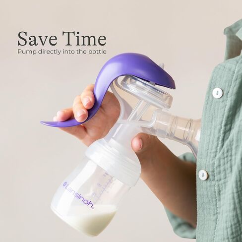 Lansinoh Breastmilk Storage Bottles | 4-Pack 5oz BPA & BPS-Free | Pump-to-Storage Feeding Bottles | Compatible with Lansinoh Breast Pumps and Nipples in Kuwait