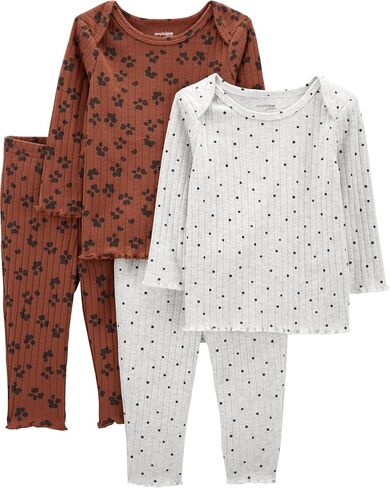 Simple Joys by Carter's Baby Girls' 4-piece Textured Set in Kuwait