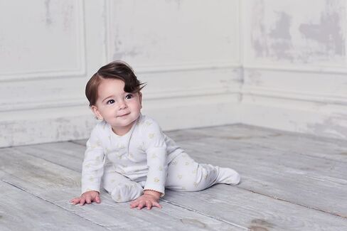 kissy kissy Baby Gender Neutral 100% Pima Cotton Hatchlings Print Snap Front Footie Pajamas in Kuwait