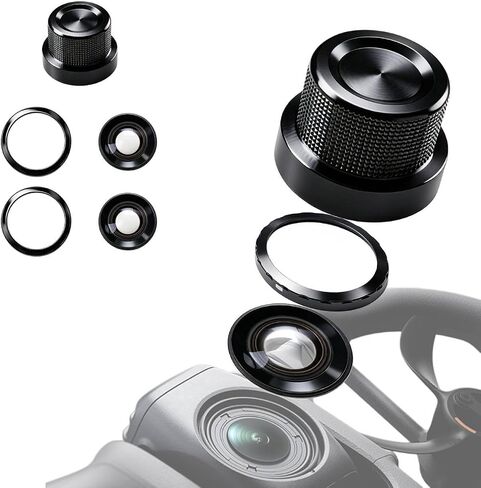 Lens Replacement Kit for DJI Avata 360, Optical Glass Lens with Aluminum Alloy Ring + Removal Tools, Removable Camera Lens Repair Part Kit for DJI Avata 360 Drone Accessories (2 Pack) in Kuwait