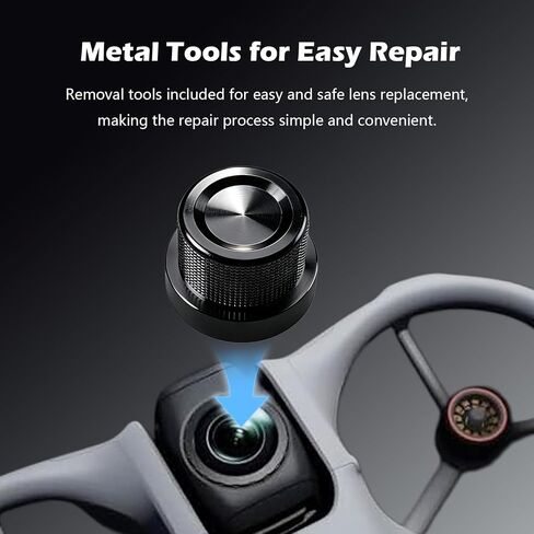 Lens Replacement Kit for DJI Avata 360, Optical Glass Lens with Aluminum Alloy Ring + Removal Tools, Removable Camera Lens Repair Part Kit for DJI Avata 360 Drone Accessories (2 Pack) in Kuwait
